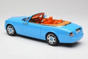 Rolls-Royce Phantom Drophead Coupe Powder Blau Kyosho 1:18 08871BL Druckguss — Bild 9 von 10