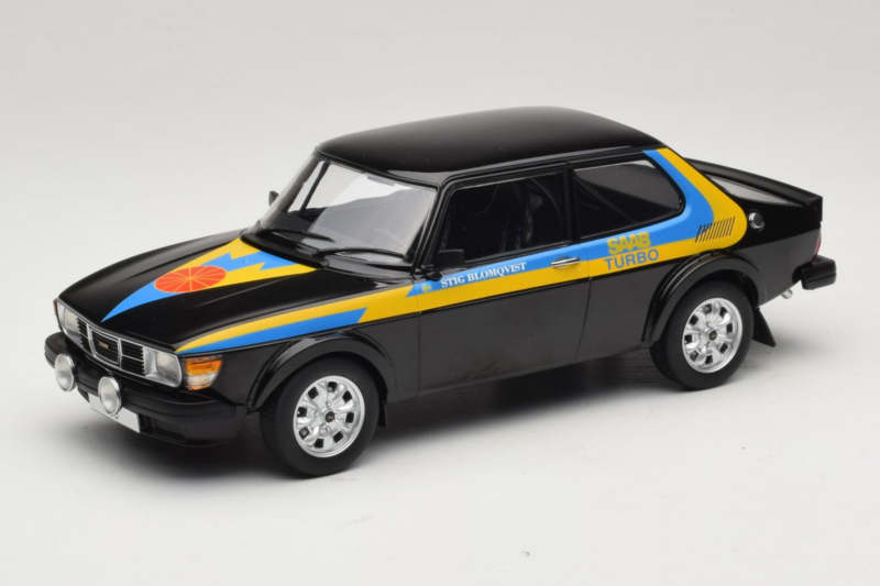 Saab 99 Turbo Stig Blomqvist Schwarz MCG 1:18 MCG18442 Druckguss