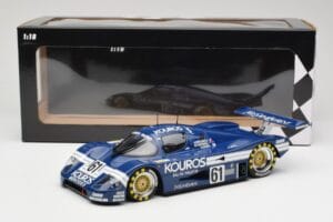Sauber Mercedes C9 Kouros Racing #61 M. Thackwell / H. Pescarolo 24 Hours of Le Mans 1987 Minichamps 1:18 155873561 Druckguss — Bild 6 von 6