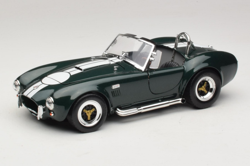 Shelby Cobra 427 S/C Dunkelgrün Weiße Streifen Road Signature 1:18 92058-P1 Druckguss