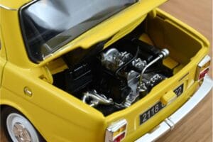 Simca 1000 LS Maya Gelb Norev 1:18 185714 Druckguss — Bild 3 von 4