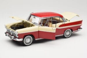Simca Chambord Rot & Elfenbein Norev 1:18 185721 Druckguss — Bild 2 von 8