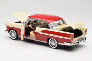 Simca Chambord Rot & Elfenbein Norev 1:18 185721 Druckguss — Bild 5 von 8