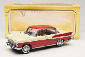 Simca Chambord Rot & Elfenbein Norev 1:18 185721 Druckguss — Bild 8 von 8