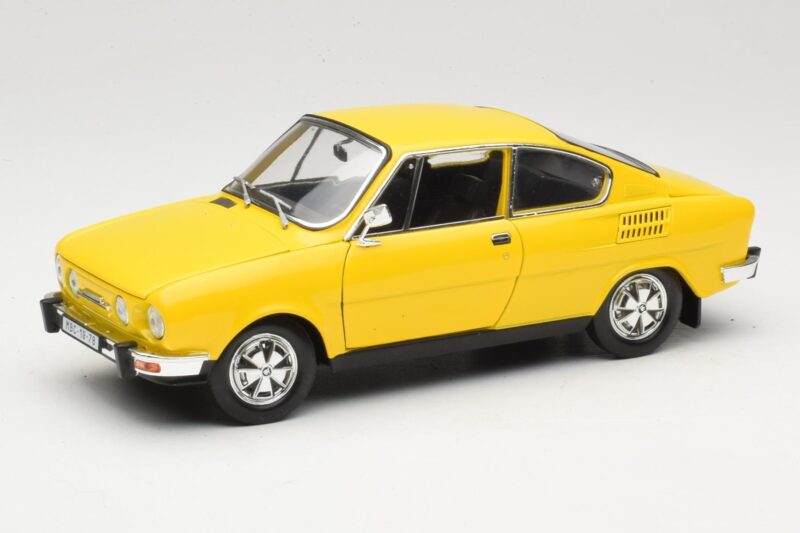 Skoda 110R Coupe Gelb Abrex 1:18 118ABS-707GK Druckguss