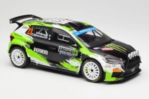 Skoda Fabia Rally2 #23 O. Solberg / E. Edmondson Rally Monte Carlo 2023 IXO 1:18 18RMC155A Druckguss — Bild 4 von 6