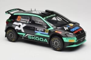 Skoda Fabia Rally2 #22 Toksport G. Greensmith / J. Andersson Safari Rally Kenya 2024 IXO 1:18 18RMC209 Druckguss — Bild 4 von 6