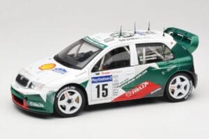 Skoda Fabia WRC #15 T. Gardemeister / P. Lukander WRC 1999 Solido 1:18 90457 Druckguss