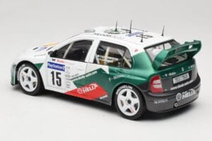 Skoda Fabia WRC #15 T. Gardemeister / P. Lukander WRC 1999 Solido 1:18 90457 Druckguss — Bild 7 von 8