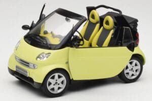 Smart Fortwo 450 Cabrio Gelb Minichamps 1:18 0012889V001C49Q00 Druckguss — Bild 2 von 8