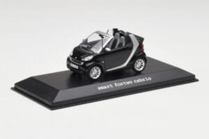Smart Fortwo Cabrio Tief Schwarz Minichamps 1:43 Q0022561V001C18Q00 Druckguss — Bild 2 von 4