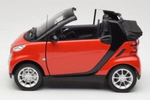 Smart Fortwo W451 Cabrio Rot Schwarz Minichamps 1:18 150036333 Druckguss — Bild 4 von 8