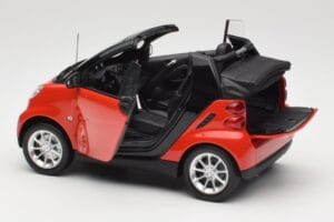 Smart Fortwo W451 Cabrio Rot Schwarz Minichamps 1:18 150036333 Druckguss — Bild 5 von 8