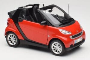 Smart Fortwo W451 Cabrio Rot Schwarz Minichamps 1:18 150036333 Druckguss — Bild 6 von 8