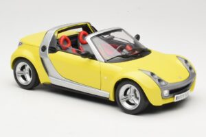 Smart Roadster 452 Gelb Bburago 1:18 34099-M2 Druckguss — Bild 6 von 8
