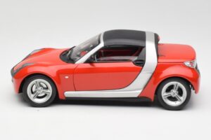 Smart Roadster Rot Bburago 1:18 34099 Druckguss — Bild 4 von 8