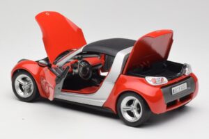 Smart Roadster Rot Bburago 1:18 34099 Druckguss — Bild 5 von 8