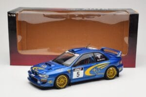 Subaru Impreza WRC #5 R. Burns / R. Reid Rally de France 1999 AUTOart 1:18 89993 Druckguss — Bild 8 von 8