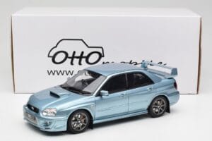 Subaru Impreza WRX STi WR1 GD P. Solberg Edition Ice Blue Metallic Otto 1:18 OT1114 Resin — Bild 6 von 6