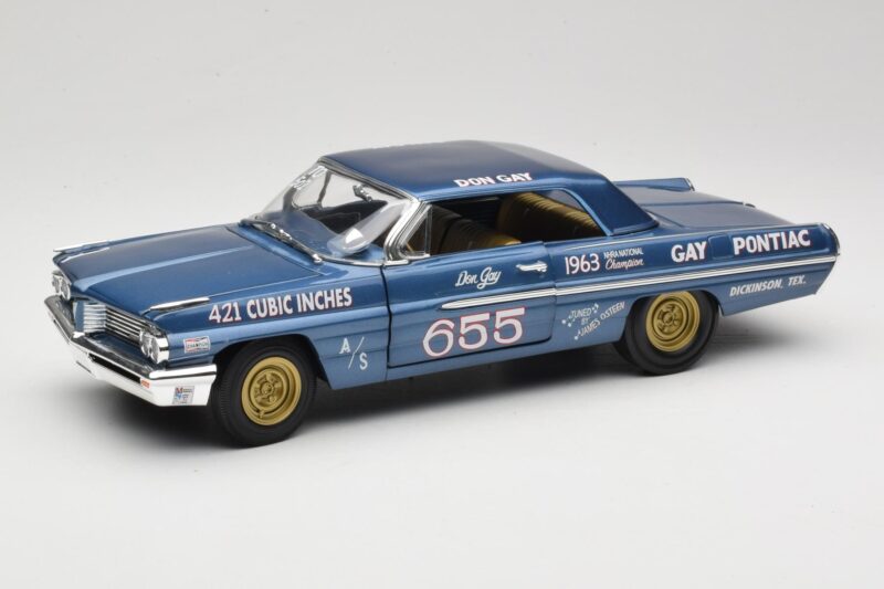 Pontiac Catalina Super Duty Super Stock #655 Blau 1962 Auto World 1:18 AW201/06 Druckguss