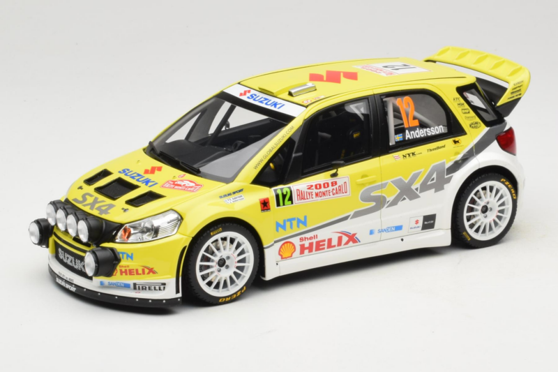 Suzuki SX4 WRC #12 P-G. Andersson / J. Andersson Rally Monte Carlo 2008 Night Version Otto 1:18 OT495 Resin