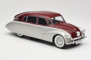 Tatra 87 Silber & Dunkelrot MCG 1:18 MCG18067 Druckguss — Bild 4 von 6