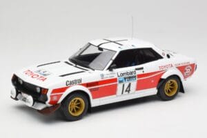 Toyota Celica 2000 GT RA21 #14 P-I. Walfridson RAC Rally 1977 IXO 1:18 18RMC189B Druckguss