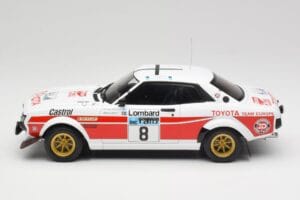 Toyota Celica 2000 GT RA21 #8 H. Mikkola / A. Hertz RAC Rally 1977 IXO 1:18 18RMC189A Druckguss — Bild 3 von 6