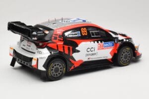 Toyota GR Yaris Rally1 #69 Toyota Gazoo Racing WRT K. Rovanpera / J. Halttunen Rally Finland 2024 IXO 1:18 18RMC218 Druckguss — Bild 2 von 6
