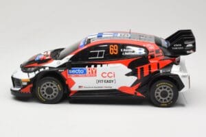 Toyota GR Yaris Rally1 #69 Toyota Gazoo Racing WRT K. Rovanpera / J. Halttunen Rally Finland 2024 IXO 1:18 18RMC218 Druckguss — Bild 3 von 6