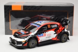 Toyota GR Yaris Rally1 #69 Toyota Gazoo Racing WRT K. Rovanpera / J. Halttunen Rally Finland 2024 IXO 1:18 18RMC218 Druckguss — Bild 6 von 6