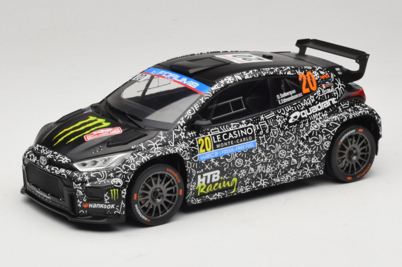 Toyota GR Yaris Rally2 #20 O. Solberg / E. Edmondson Rally Monte Carlo 2025 IXO 1:18 18RMC232 Druckguss
