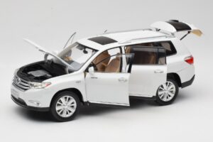 Toyota Highlander XU40 Weiß Paudi Model 1:18 2043612-W1 Druckguss — Bild 2 von 8