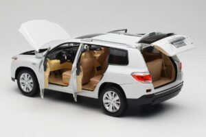 Toyota Highlander XU40 Weiß Paudi Model 1:18 2043612-W1 Druckguss — Bild 5 von 8