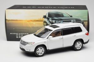 Toyota Highlander XU40 Weiß Paudi Model 1:18 2043612-W1 Druckguss — Bild 8 von 8