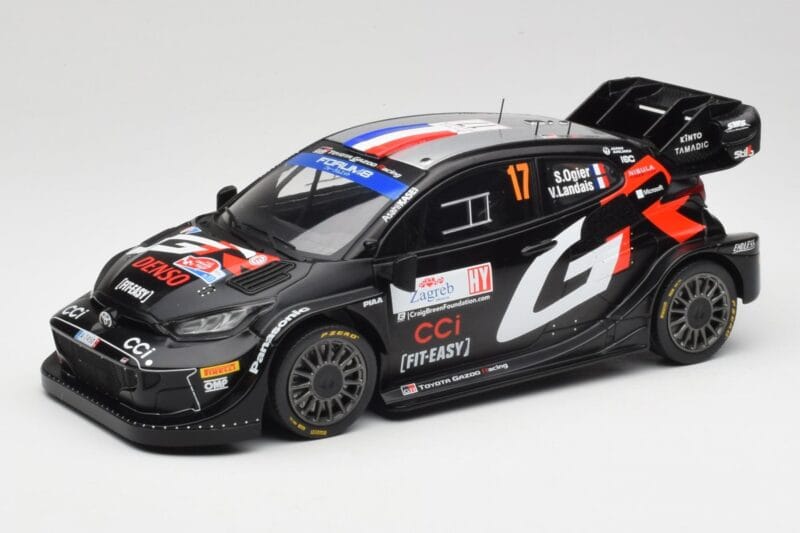 Toyota Yaris Rally1 WRC #17 S. Ogier / V. Landais Rally Croatia 2024 IXO 1:18 18RMC202 Druckguss