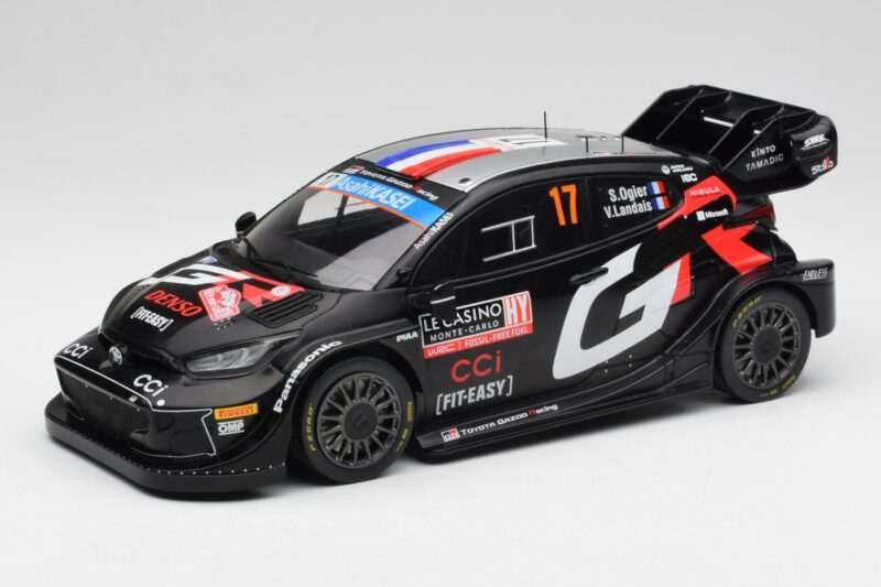 Toyota GR Yaris Rally1 #17 S. Ogier / V. Landais Rally Monte Carlo 2024 IXO 1:18 18RMC196 Druckguss
