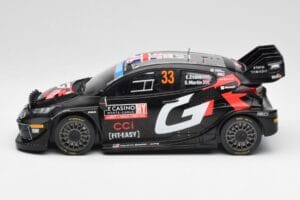 Toyota Yaris Rally1 WRC #33 E. Evans / S. Martin Rally Monte Carlo Night Version 2024 IXO 1:18 18RMC197 Druckguss — Bild 3 von 6