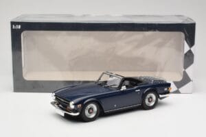 Triumph TR6 PI Dunkelblau Minichamps 1:18 155132032 Druckguss — Bild 6 von 6