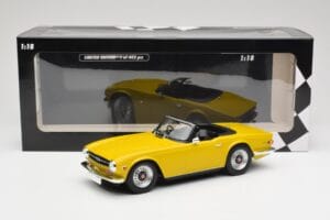 Triumph TR6 RHD Gelb Minichamps 1:18 155132034 Druckguss — Bild 6 von 6