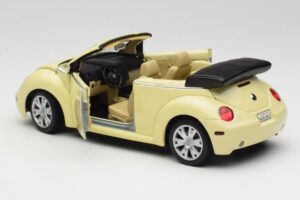 Volkswagen Beetle Cabriolet Gelb Gate 1:18 VW24108 Druckguss — Bild 5 von 8
