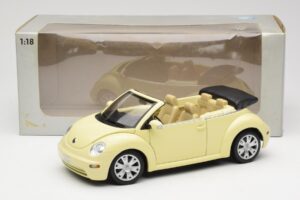 Volkswagen Beetle Cabriolet Gelb Gate 1:18 VW24108 Druckguss — Bild 8 von 8