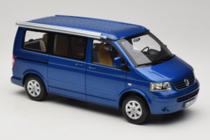 Volkswagen California T4 Ravenna Blue Metallic Norev 1:18 188607 Druckguss — Bild 6 von 8