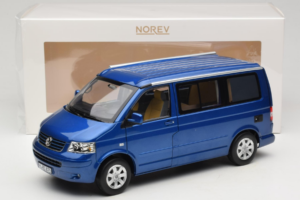 Volkswagen California T4 Ravenna Blue Metallic Norev 1:18 188607 Druckguss — Bild 8 von 8