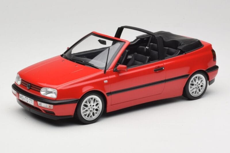Volkswagen Golf Cabriolet Mk3 Rot Norev 1:18 188433 Druckguss