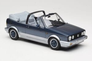 Volkswagen Golf Mk1 Cabriolet Bel Air Blue Metallic Norev 1:18 188404 Druckguss — Bild 4 von 6