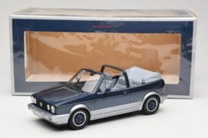 Volkswagen Golf Mk1 Cabriolet Bel Air Blue Metallic Norev 1:18 188404 Druckguss — Bild 6 von 6