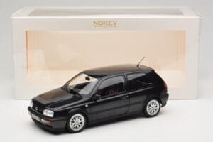Volkswagen Golf Mk3 GTI Black Metallic Norev 1:18 188415 Druckguss — Bild 8 von 8