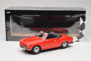 Volkswagen Karmann Ghia Cabriolet Rot Minichamps 1:18 155054030 Druckguss — Bild 6 von 6