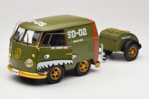 Volkswagen Kool Kombi Army Fighter Green Solido 1:18 S1810901 Druckguss — Bild 2 von 8